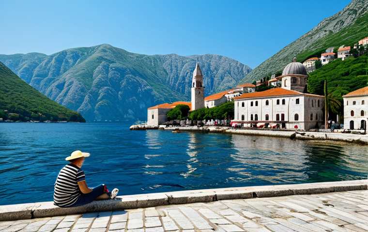 페라스트 마을 - "A picturesque view of Perast, Montenegro, showcasing the stunning Baroque architecture along the co...