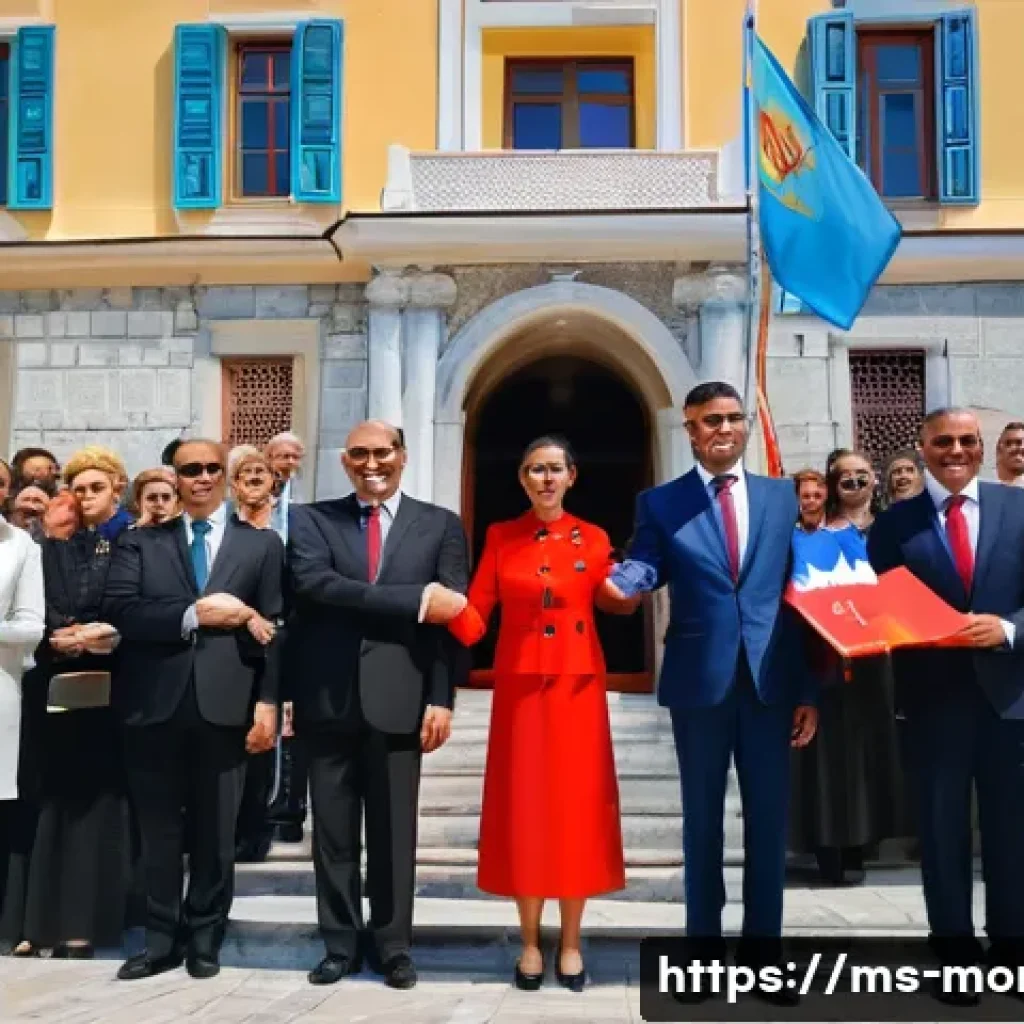 몬테네그로 정치 체제 - **A Historic Day for Montenegro: Celebrating the Constitution.**
    A vibrant, sunlit scene depicti...
