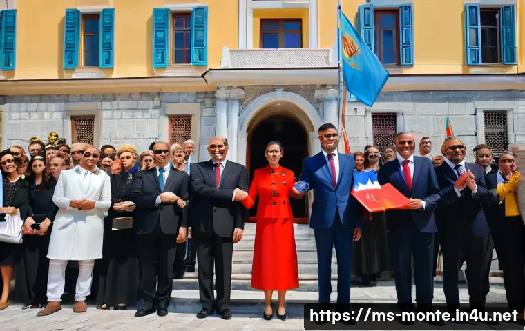 몬테네그로 정치 체제 - **A Historic Day for Montenegro: Celebrating the Constitution.**
A vibrant, sunlit scene depicti...